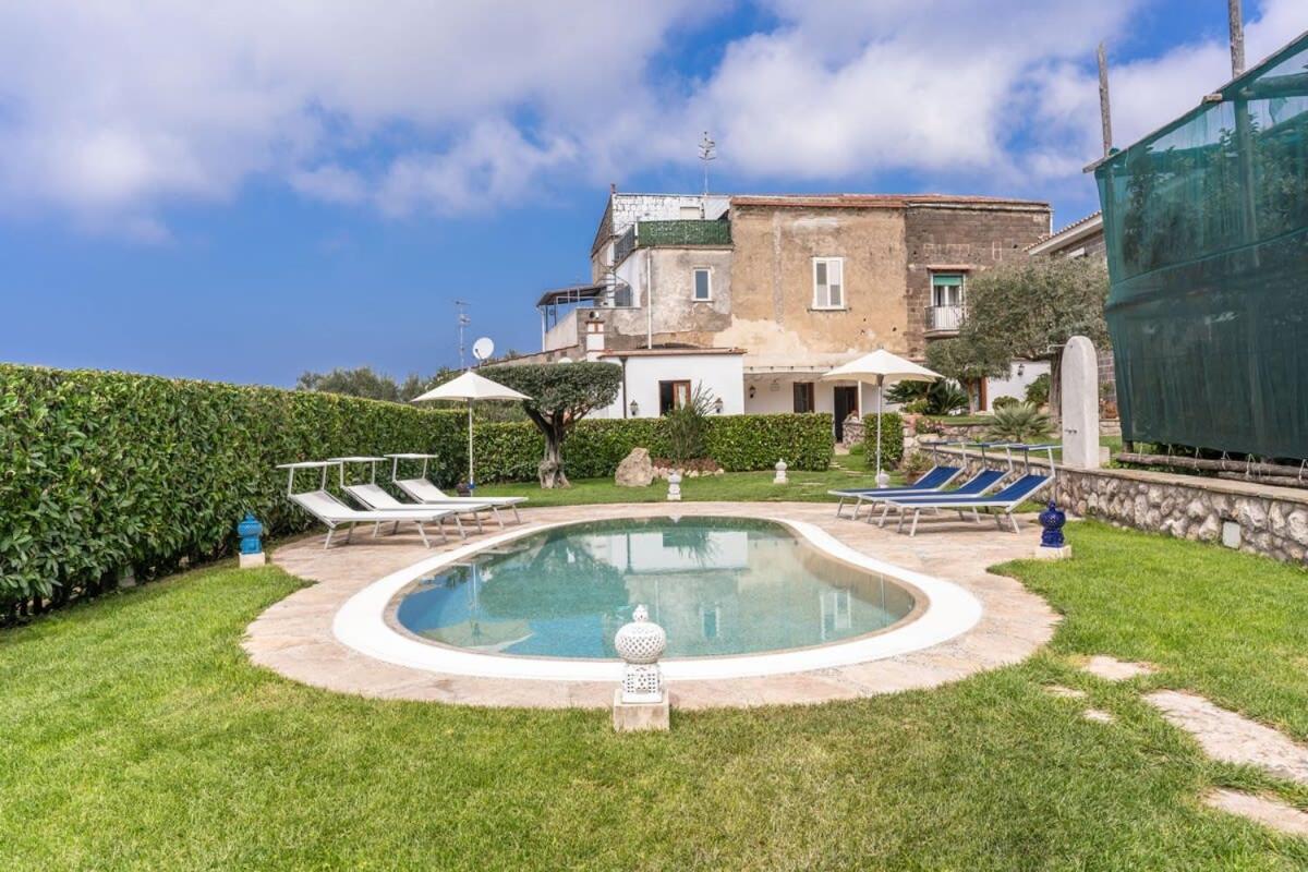 Villa Mimosa Rustic Elegance Views & Pool Масса-Лубренсе Екстер'єр фото